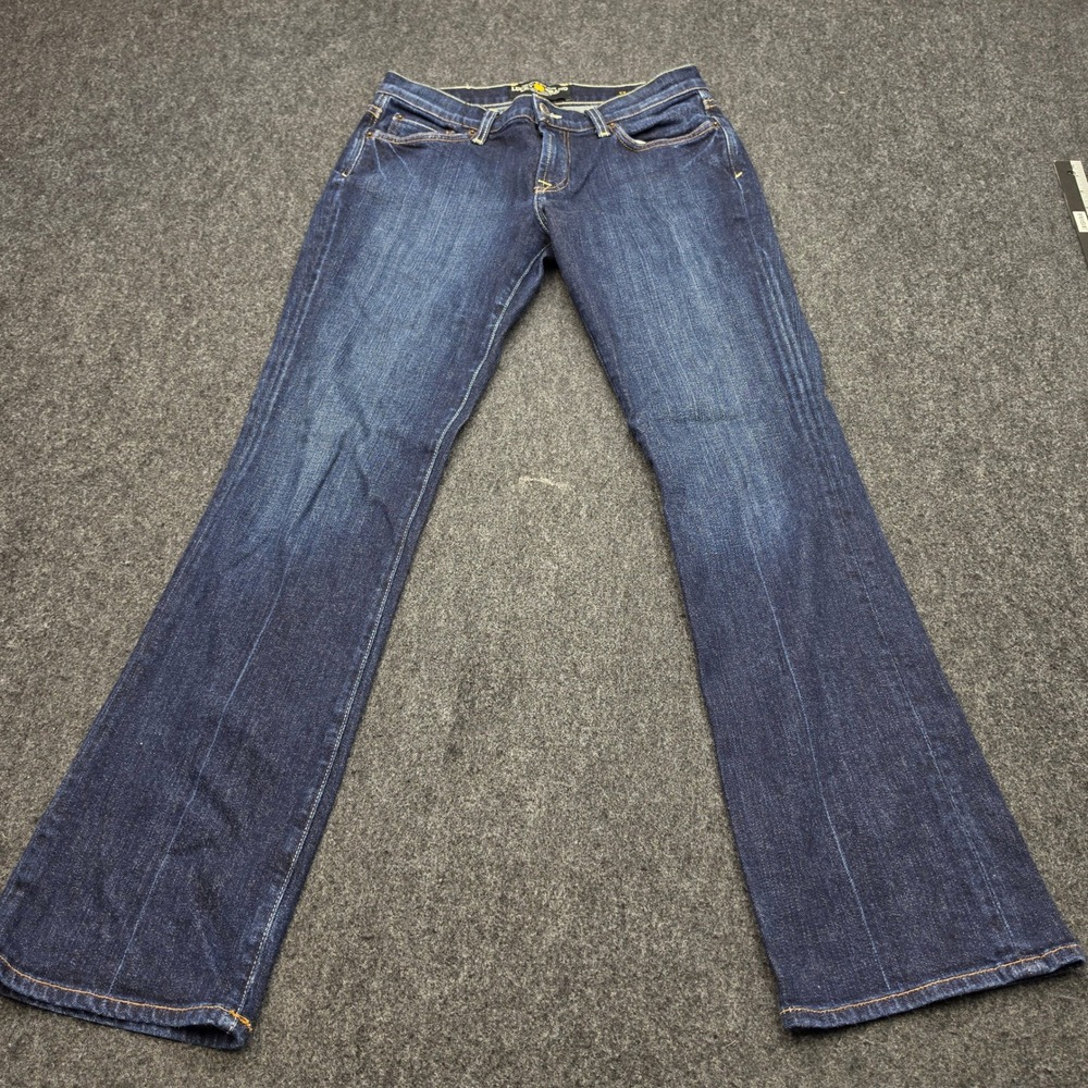 Lucky Brand Classic Rider Jeans Womens 4/27 Dark Wash Bootcut Denim 7W10756